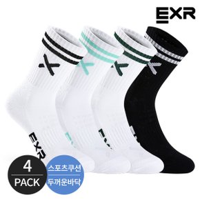 여성 스포츠 쿠션 투링글 장목양말 4P MX_P404542375