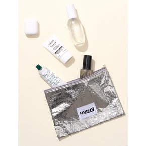 GLOSSY SLIM POUCH_METAL