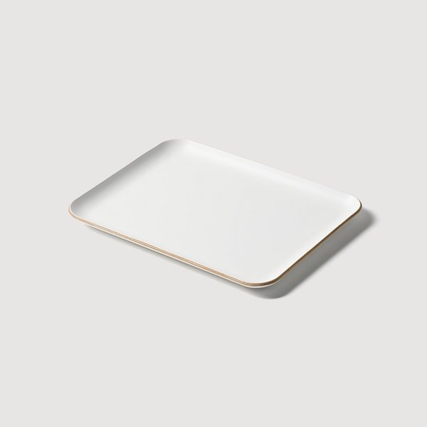 홈카페 쟁반 27x20cm 화이트 J70N903155100