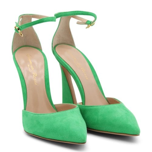 23 S/S GIANVITO ROSSI 그린 스웨이드 HOLLY 펌프스 G4033315RICCAMGREE B0480001872