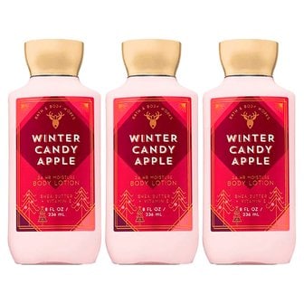  BBW 배쓰앤바디웍스 윈터 캔디 애플 바디 로션 3개 Winter Candy Apple