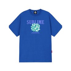 SURLIME FLOWER GRAPHIC 티셔츠 - 블루