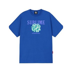 SURLIME FLOWER GRAPHIC 티셔츠 - 블루