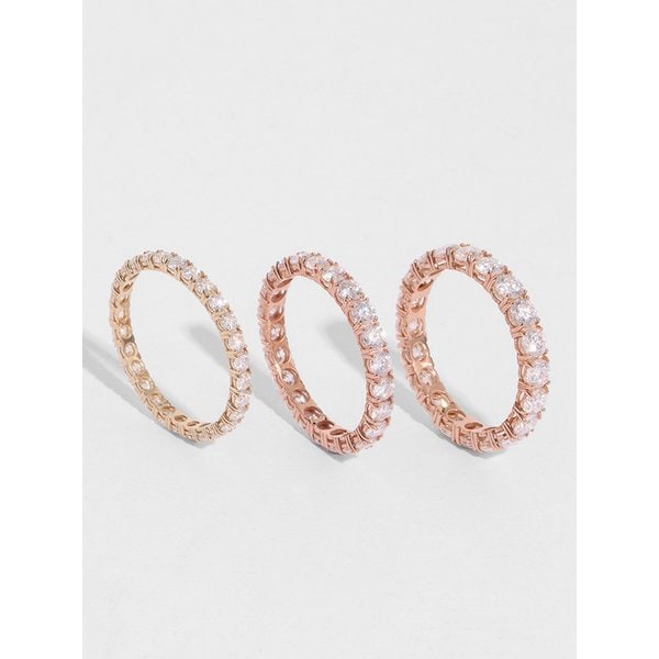 14K 모이사 이터니티 반지 (2mm/2.5mm/3mm)