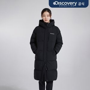 디스커버리 여성 레스터G RDS 구스다운 롱패딩 (BLACK)