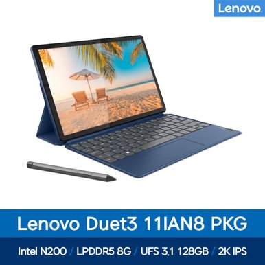 Lenovo Duet3 11IAN 82XK0002KR /Intel® N200/8G/128G/11형 2K IPS 400nits/무게:679g