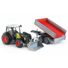 브루더블루더 Claas Nectis267 F 트랙터 & Tipping 트레일러 BR02112