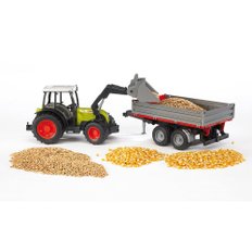 브루더블루더 Claas Nectis267 F 트랙터 & Tipping 트레일러 BR02112