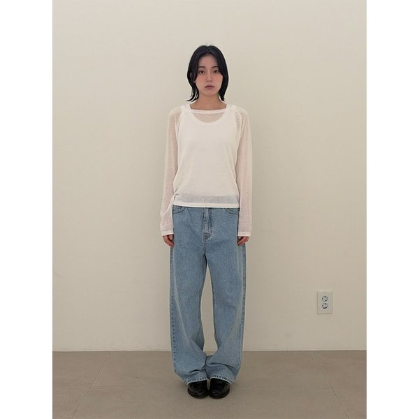 Soft Linen Raglan Knit_Ivory
