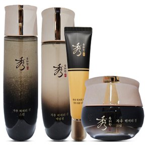 자우 럭셔리 진 스킨 + 에멀젼 + 크림 + 안티링클 크림 4종 dv
