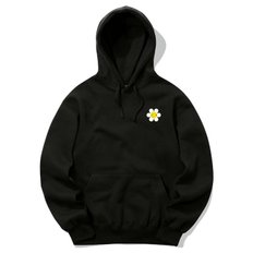 SMALL DAISY LOGO 후드티 - 블랙