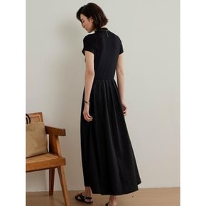 LS_Half turtleneck waist dress