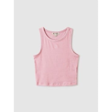 후아유 Two-tone Color Ribbed Sleeveless WHRNE2539F