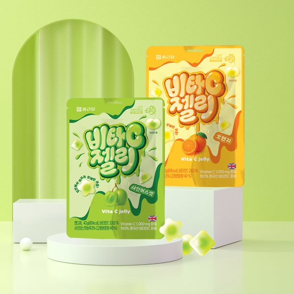 영국산 100% 비타민C 구미 키즈 패밀리 젤리 16봉/오리지널 샤인머스캣 택1