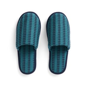 헤이 HAY Waffle Slippers Stripe petrol blue 와플 슬리퍼 스트라이프