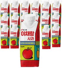 빙그레 야채랑 사과 주스 250ml (18팩) 과채주스