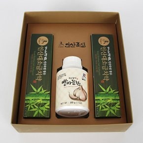 9회 자죽염사용 밭마늘환 200g +인산소금치약 160gX2개 선물세트