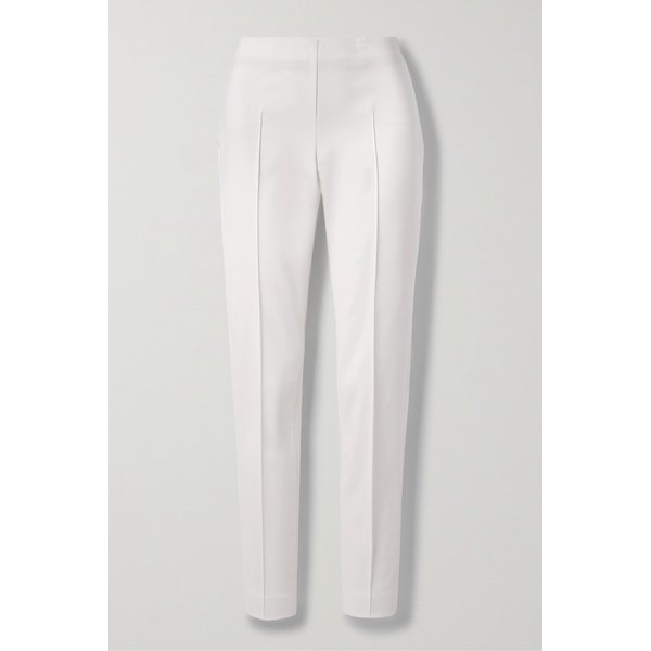 멜리사 코튼 혼방 슬림 팬츠 화이트 1647597295753478