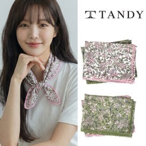 TANDY 라이트 플로럴 손수건 스카프