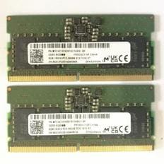 Micron 노트북 메모리 Sodimm DDR5 8GB 1RX16 PC5-5600B-SC0-1010-XT ddr5 5600mhz