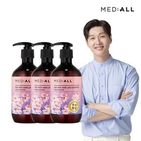 두피 청정 안티 헤어로스 샴푸 피치블라썸 480ml 3개