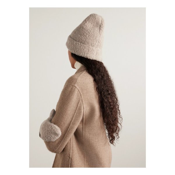 레오미르 캐시미어 알파카 실크 혼방 비니 베이지 46376663162885954