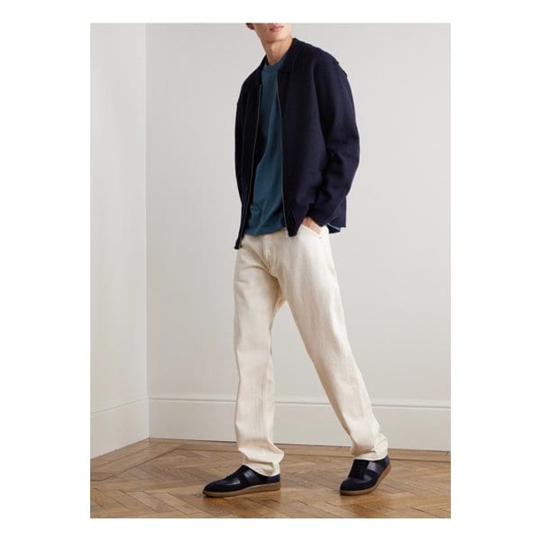 NN.07 아담 3209 로고 자수 피마 코튼 저지 티셔츠 46376663162896284