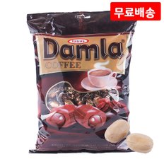 담라 커피 소프트캔디 1kg X 2 대용량 개별포장 사탕 간식 과자