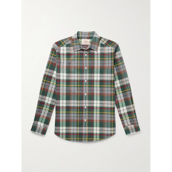 포르투기스 플란넬 테카 체크 코튼 플란넬 셔츠 46376663162911441