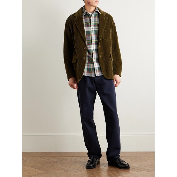 포르투기스 플란넬 테카 체크 코튼 플란넬 셔츠 46376663162911441