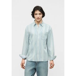 Abercrombie  Fitch 아버크롬비 앤 피치 드레이피 - 셔츠 연한 파랑 7768809