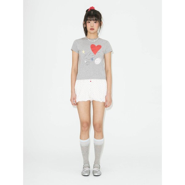 lotsyou_Only You Tee Melange Gray