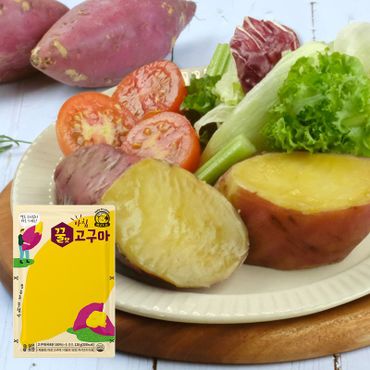 NS홈쇼핑 바로먹는 상온보관 찐고구마(통) 1kg(120gx9팩)[32464295]