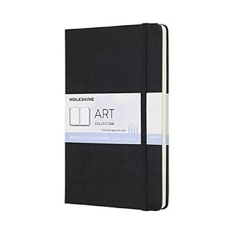  일본 몰스킨 노트 Moleskine Watercolor Notebook Large/A5 200G Paper Hard Cover 블랙 1448685