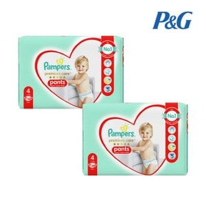 팸퍼스 유럽산 팸퍼스 프리미엄케어 팬티형 기저귀  4단계_2팩(76p) pampers 바우처