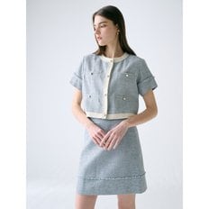 [Tweed] Summer Tweed Mini Skirt