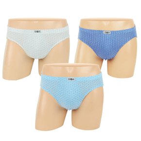 남자 남성 속옷 삼각 팬티 면 100% ABMP1023C 3매입