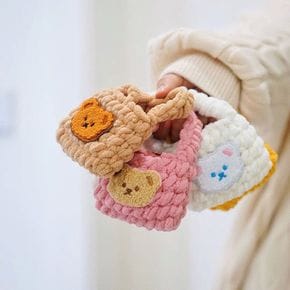 DIY 코바늘 미니 파우치 패키지 만들기 DIY 손뜨개