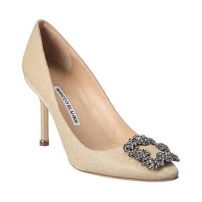 4684456 Manolo Blahnik Hangisi 90 Glitter Pump