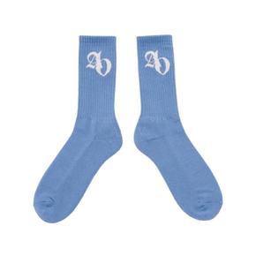 BIG SYMBOL LOGO SOCKS BLUE 빅심볼 양말 블루