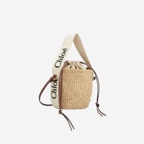 끌로에 스몰 우디 베스킷 화이트 Chloe Small Woody Basket White