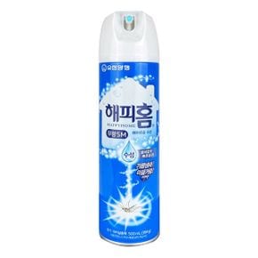 해피홈 무향 수성 에어졸 모기 파리 살충제 500ml X ( 2매입 )