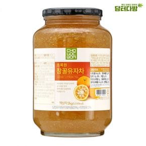 초록원 꿀유자차 2kg 묶음배송 6가능