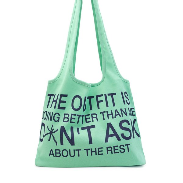 [Ep.02] Over Typo Tote Bag (Mint)