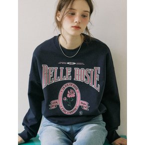 Belle Rose Sweatshirt - Navy