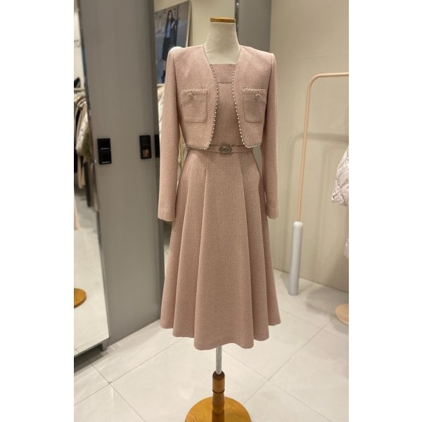 [부산점] 펄 포인트 재킷스타일 원피스 GRAA0OP311