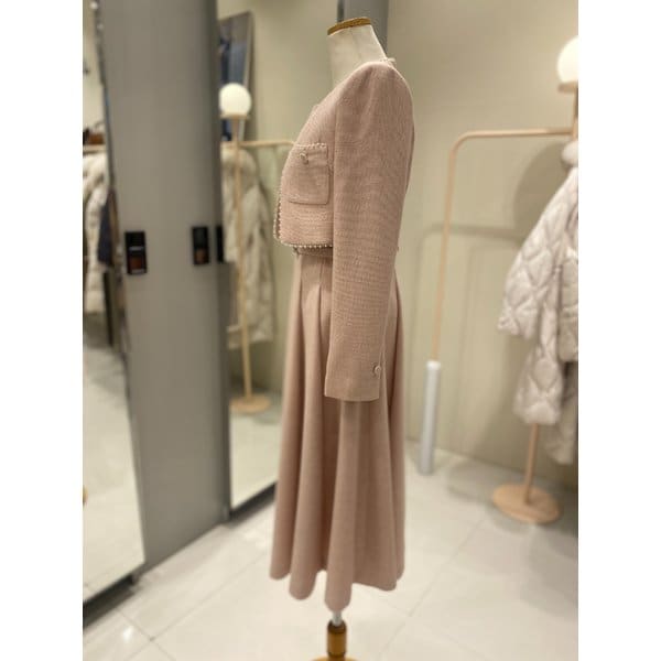 [부산점] 펄 포인트 재킷스타일 원피스 GRAA0OP311