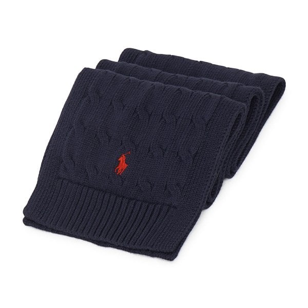 [부산점] 랄프로렌키즈 케이블 머플러 323953206001