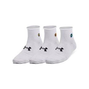 UNDERARMOUR 여성 에센셜 쿼터 삭스 3켤레 1384025-102