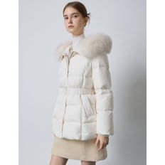[씨씨콜렉트] 폭스퍼 벨티드 하프 다운_C244PSG801